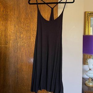 Black Knit Cover Up Dress